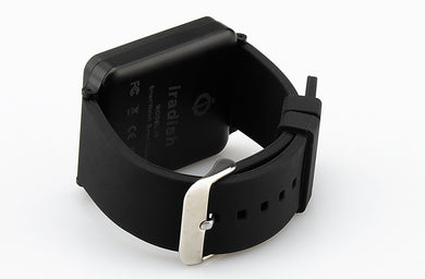 Iradish i7 Smartwatch - 1.54 Inch Touchscreen, Pedometer, Sleep Monitor, Anti Lost, SMS + Phonebook Sync (Black)