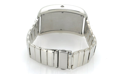 Stainless Steel LED Watch - Personalized Message Display