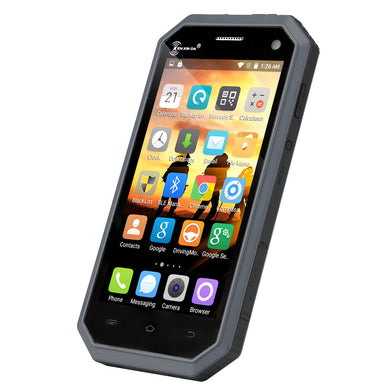 Ken Xin Da W6 Rugged Smartphone - IP68, Dual SIM, 4G, Quad Core CPU, Shock Proof, Android 5.1 (Black)