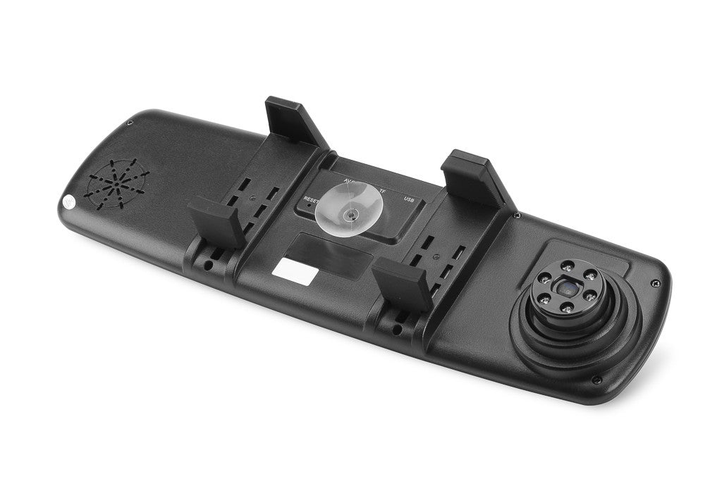 Full HD Rearview Mirror DVR - 1080P, 120 Degree View, 2.7 Inch Screen, G-Sensor, Motion Detection, Loop Recording