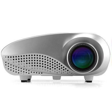 1080p Support Mini Multimedia LED Projector - 320x240 Resolution, 1000:1 Contrast Ratio, 50 Lumens, HDMI Port