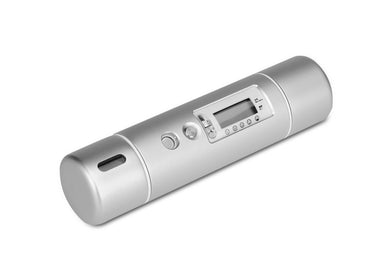 Portable Nano Replenishment Skin Tester - Rechargeable, LCD Display, Ultra High Speed Vibration Technology (Silver)