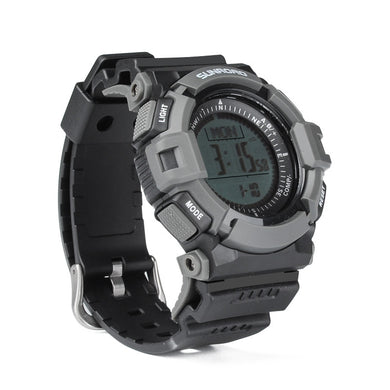 Sunroad FR821A Sports Watch - Altimeter, Barometer, Compass, World Time, Pedometer, Calorie Counter, 3ATM, Backlight