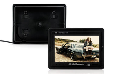 7 Inch Car Headrest Monitor - 800x480, 130 Degrees Viewing Angle (Black)