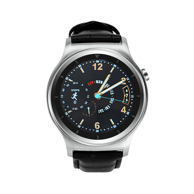 Ordro B1 Smart Watch - 1.3 Inch IPS Touch Screen, BT 4.0, Heart Rate Monitor, Sleep Monitor, Pedometer, Anti-Lost (Silver)