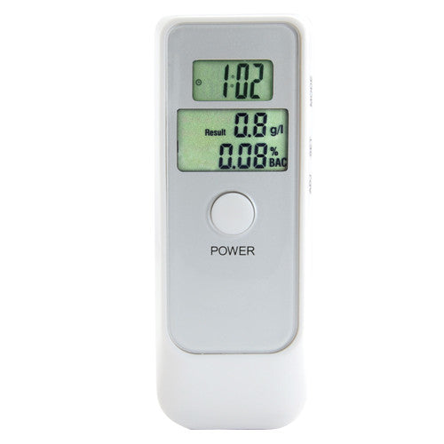 Breathalyzer Alcohol Tester - Dual LCD Display