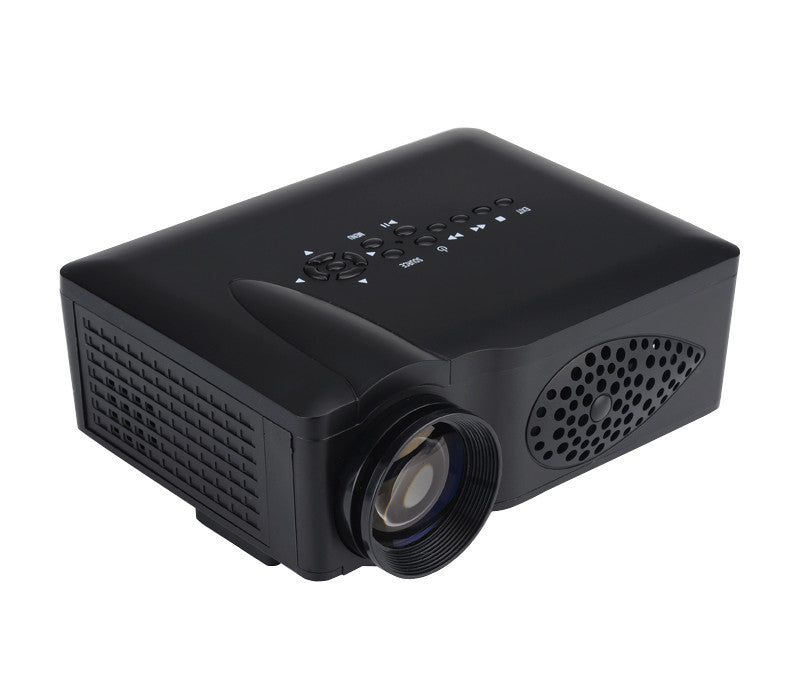 Compact MINI LED 750 Lumen Projector - 800:1 Contrast Ratio, Projections Size 45 To 125 Inches, HDMI, VGA, AV, SD Card