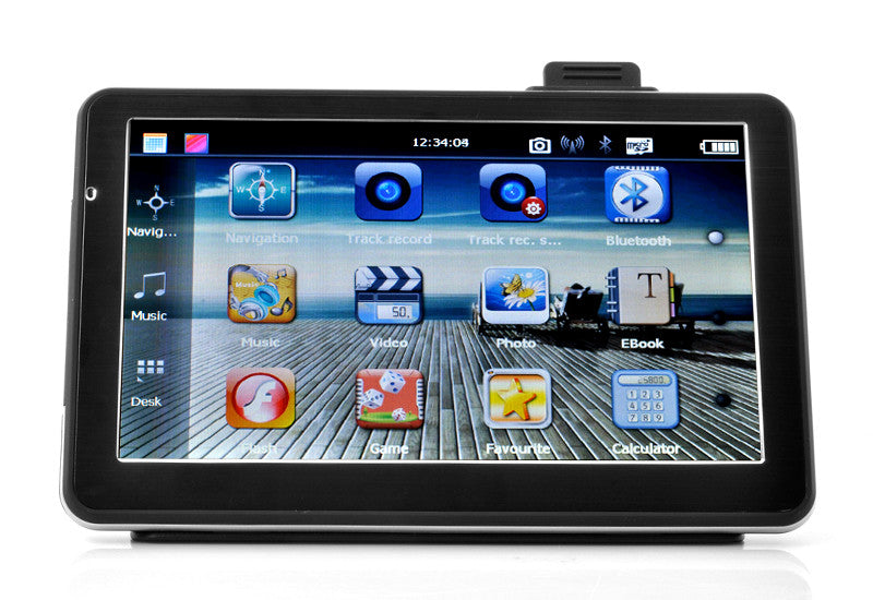 Car SatNav with DVR - 7 Inch Touchscreen, 2x 4 GB Micro SD Card Included