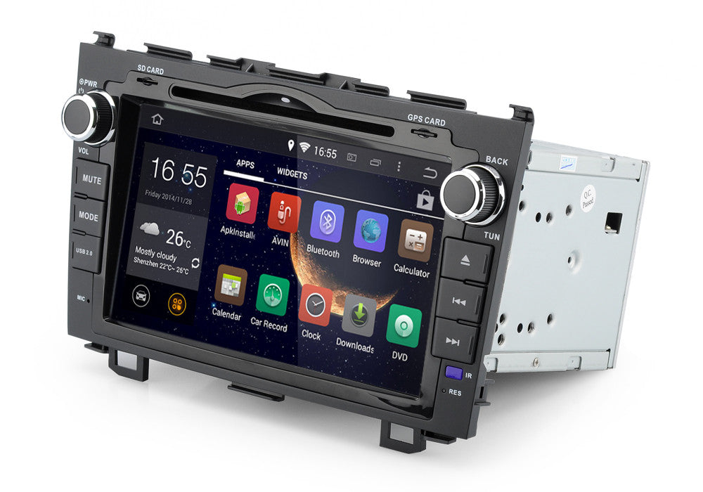 8 Inch 2 DIN Android 4.4 Car DVD Player for Honda - 800X480 Screen, RK3066 1.6GHz DDR3 Processor, 1GB RAM + 8GB ROM, GPS/Wi-F