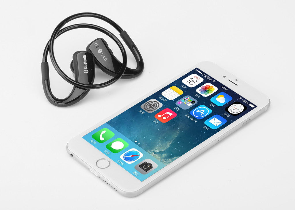 Sports Bluetooth Earphones - BT4.0, Sweat Proof, Hands Free, 5 Hours Usage Time, 10 Meter Range