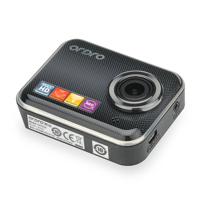 ORDRO Q505W 1080P Car DVR - Wi-Fi, G-Senesor, 160 Degree Lens, 1/3 Inch CMOS, Loop Recording, Unieye App Support
