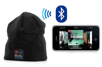 Uneed Fashionable Bluetooth Hat + Touch Gloves Set – Ideal for Autumn + Winter, Support Hands-Free