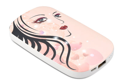 Mirror Portable Power Bank - 6000mAh Battery Capacity, Cycle Life 500 Times, Doubles As A Mirror