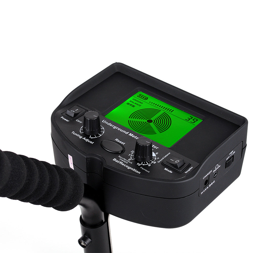 Underground Metal Detector 'Jackpot' - 3.8 Inch LCD, 12 Inch Diameter Coil, 2.5 Meter Detection,  Ferrous + Non Ferrous