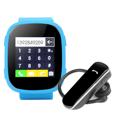 Ken Xin Da S7 GSM Smart Watch - 1.54 Inch Touch Screen, Bluetooth, Heart  Rate Monitor, SMS Sync, FM Radio (Blue)
