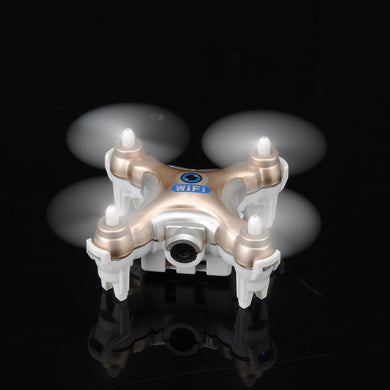 CX-10W Mini Drone - 15 to 30M Range, 6-Axis Stabilizing Gyro, 2.4GHz Wi-Fi Control, Android & iOS Compatible, FPV
