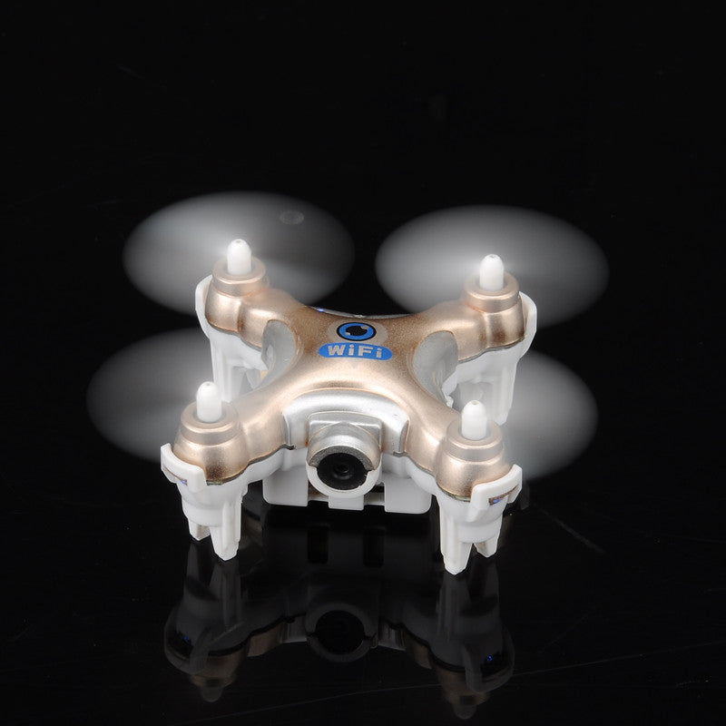 CX-10W Mini Drone - 15 to 30M Range, 6-Axis Stabilizing Gyro, 2.4GHz Wi-Fi Control, Android & iOS Compatible, FPV