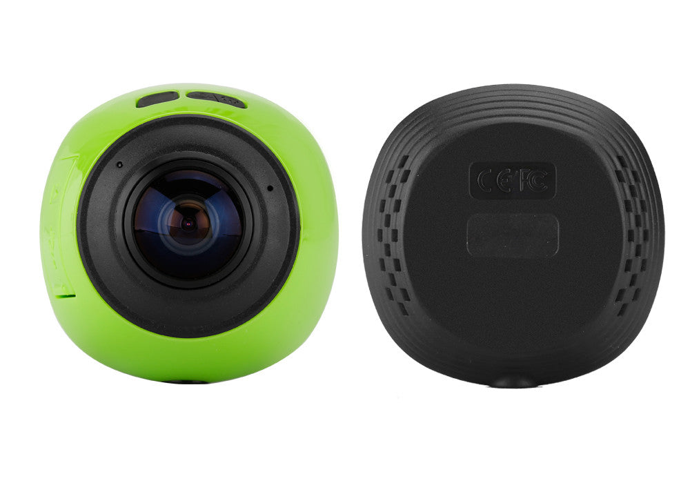 360 Degree HD Action Camera - 360 Degree, 1/4 Inch CMOS Sensor, 1280x1024, Mobile Support, SD Recording