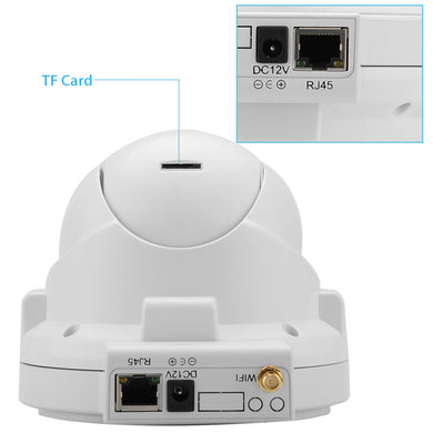 Wireless PTZ IP Camera -  1080p FHD Recording, 4x Optical Zoom, H.264 Compression, 40M Night Vision, IR CUT, Phone Support