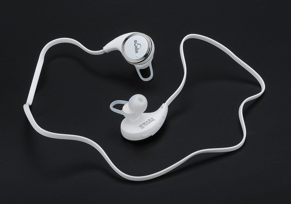 IDea USA Atomicx Sports Bluetooth Earphones - Bluetooth 4.1, A2DP, L2CAP, HSP, HFP, Microphone, Hi-Fi Music, Hand Free