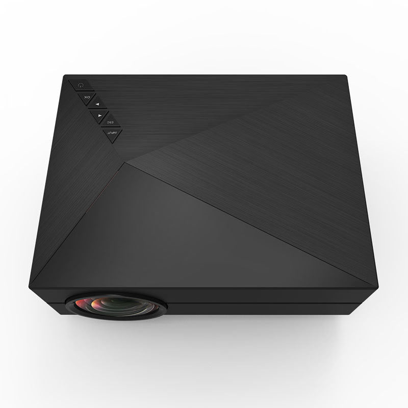 Portable Mini LCD Projector - 80 Lumen, 1000:1 Contrast, Supports 1080p, 130 Inch Image, HDMI, SD Card