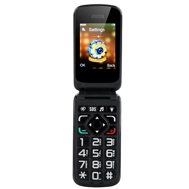 VKWorld Z2 Seniors Mobile Phone - Large Keys, Loud Speaker, Intelligent Speak Function, Micro SD Slot, Dual SIM, Camera
