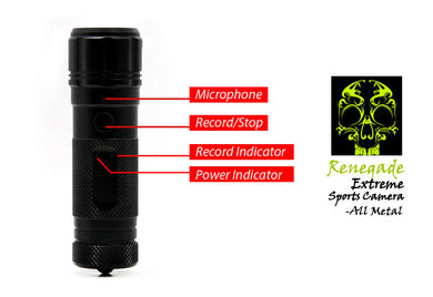 Extreme Sports Camera 'Renegade' - Water Resistant, 1280x720 Video resolution