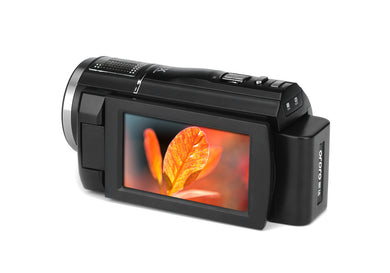 Ordro Digital Video Camera - 1/4 Inch 5MP CMOS Sensor, 1080p Video, 24 MP Photos, Anti-Shake, LCD Touch Screen
