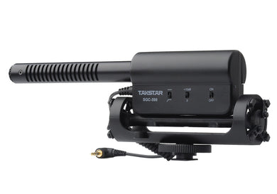 TAKSTAR SGC-598 Interview Microphone for Nikon/Canon Camera/DV Camcorder - +10dB Enhancement, 200Hz Attenuation.