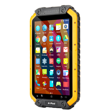 MFOX APad Rugged Tablet - IP68, 7 Inch 1280x800 Screen, Android 5.1, Dual SIM, Bluetooth 4.0