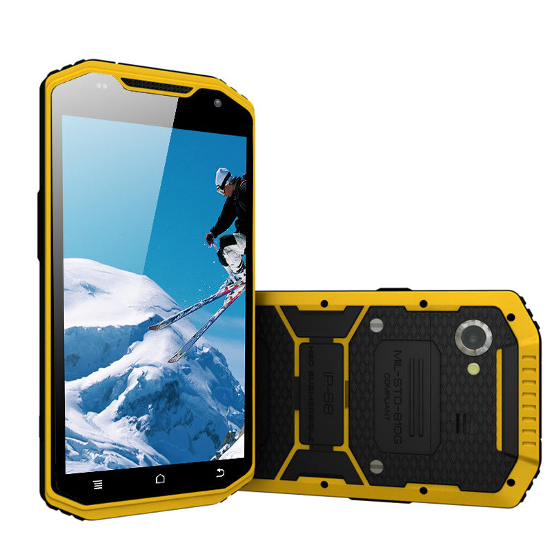 MFOX A8 Military Rugged 6 Inch Smartphone - IP68, MIL-STD-810G Certification, MTK Quad Core CPU, 2GB RAM, GPS, Bluetooth