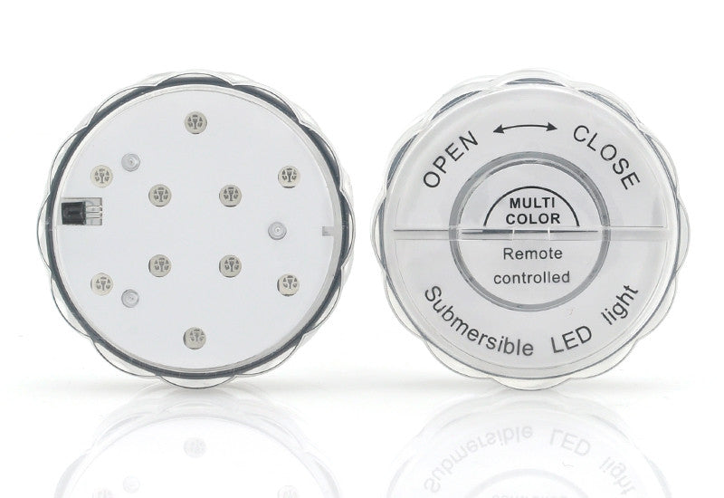 Circle LEDs - 4 Waterproof, Remote Controlled, Color Changing LED Lights