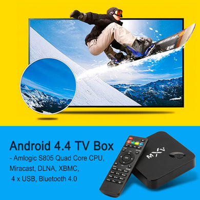 Quad Core Android 4.4 TV Box - Amlogic S805 CPU, 4 x USB, Micracast, DLNA, XBMC, Bluetooth 4.0