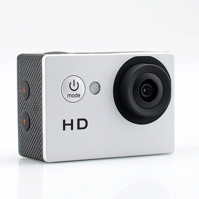 720p HD Sport Camera - 2.0 Megapixels CMOS Sensor, 140 Degree Lens Angle, 30 Meter Waterproof Range