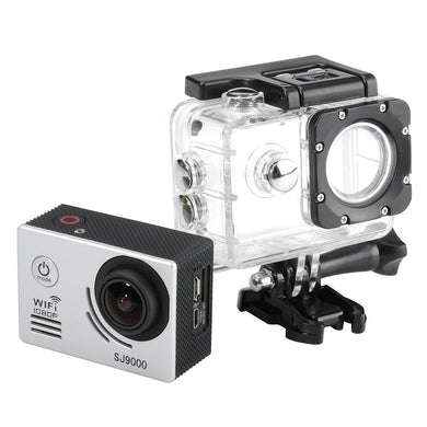 SJ9000 Wi-Fi HD Action Camera - 1080P, 30 fps, 170 Degree Angle, 14MP, 2 Inch LCD Display, HDMI Out (Silver)