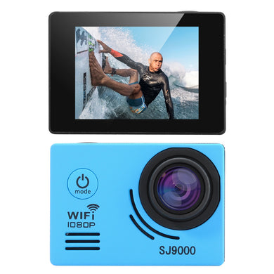 SJ9000 Wi-Fi HD Action Camera - 14MP, 2 Inch LCD Display, 170 Degree Angle, HDMI Out (Blue)