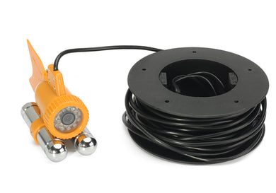 600TVL Underwater Fishing Camera - 1/4 Inch COMS SONY CDD Camera, 7 Inch Monitor, 24 White LEDs, 20 Meter Depth Range