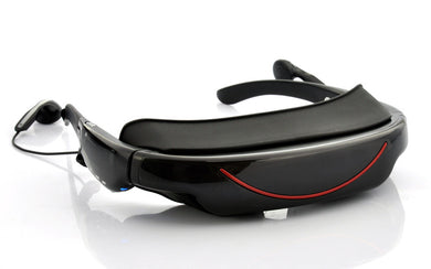 Portable Video Glasses - 72 Inch Virtual Screen, 4GB, AV function