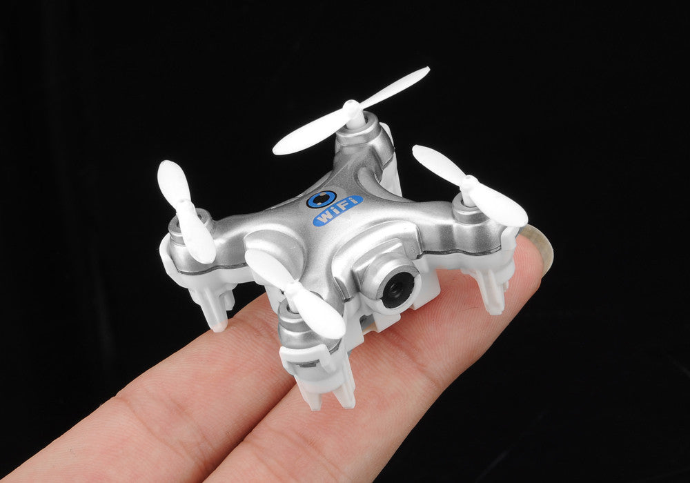 CX-10W Mini Drone - 6-Axis Stabilizing Gyro, 0.3MP Camera, Wi-Fi, 15 To 30M Range, Android & iOS Compatible, FPV