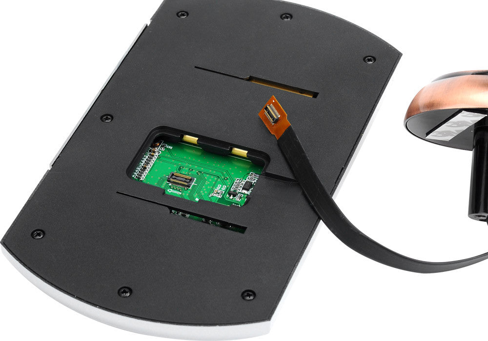 Smart Digital Doorbell - 720P, 1/4 Inch CMOS, 140 Degree Viewing, 4.3 Inch Display, Night Vision, Motion Detection (Silver)