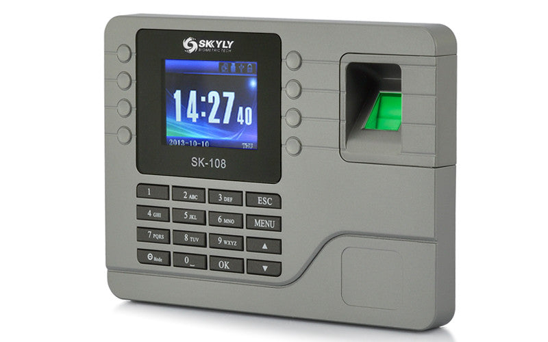 Color Screen Fingerprint Time Attendance System - 2.8 Inch,  80000 Capacity Record