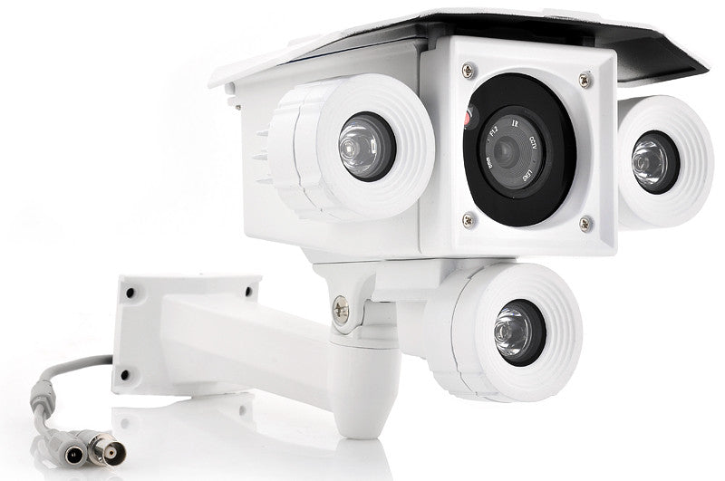 Outdoor Weatherproof CCTV Camera - 3x Array LEDs, 1/3 Inch Color CMOS, 1000TVL, IR Cut, 60 Meter Night Vision