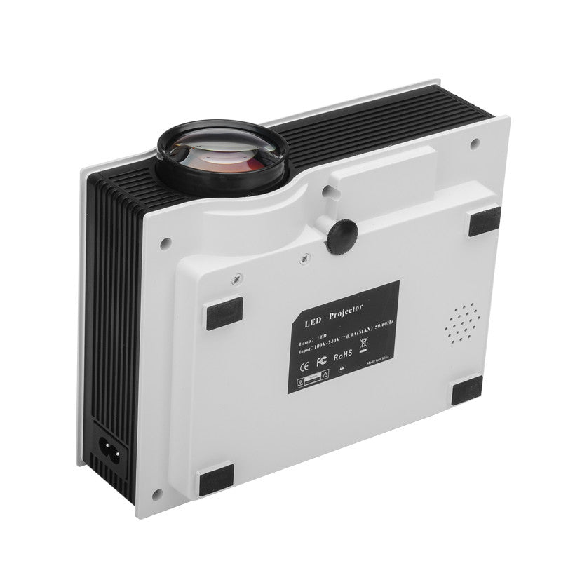 LCD Portable Home Cinema Projector “Ocular-View” - 800 Lumen, 800:1 Contrast Ratio, HDMI, USB, SD Card, AV