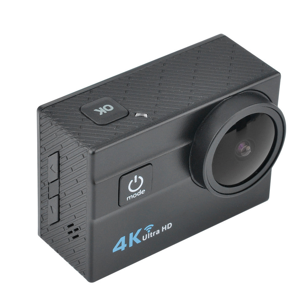 4K Wi-Fi Waterproof Sports Camera - 1/4 inch 16MP Sony CMOS Sensor, HDMI, 173 Degree Lens, 2 Inch LCD Display (Black)
