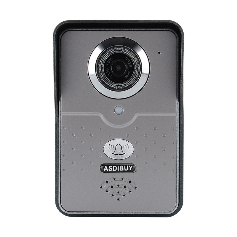 Asdibuy Smart Wifi Video Door Phone - Motion Detection, Night Vision, iOS + Android Support, Two-way Communication