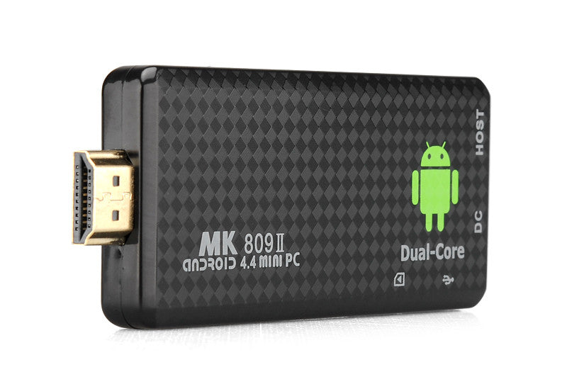 Mini Android 4.4 TV Dongle - Dual Core CPU, 1GB RAM, 1080p Support, Wi-Fi, Bluetooth 4.0, Miracast, DLNA