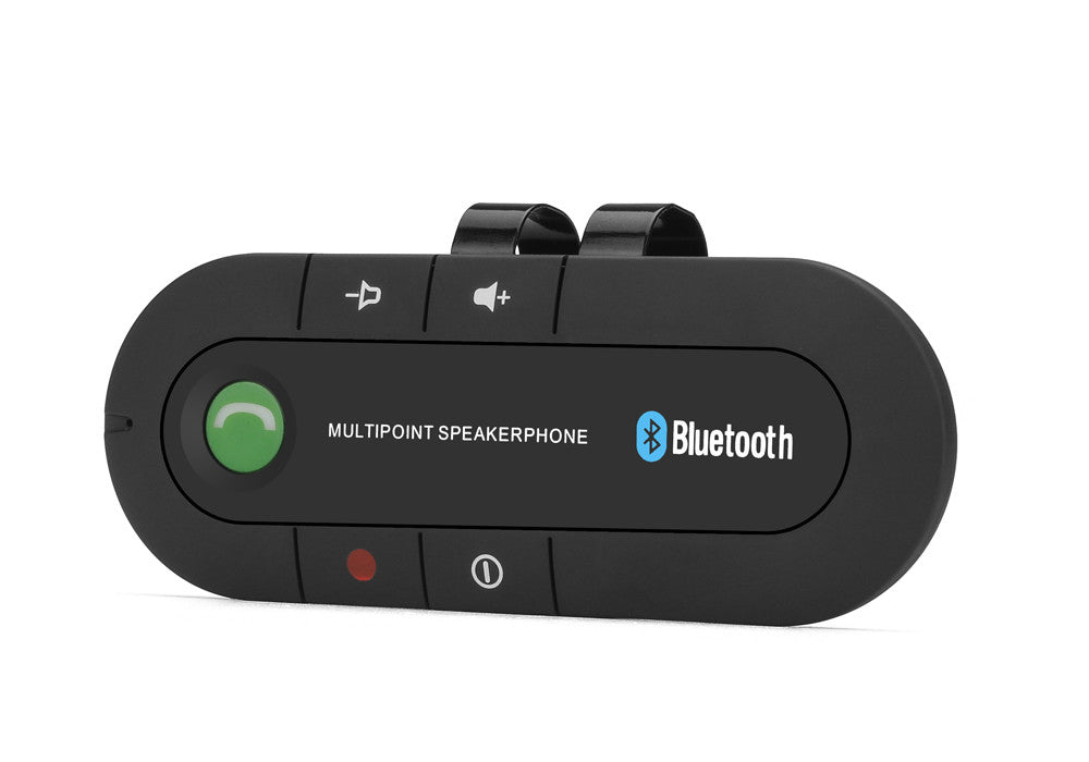 Hands Free Bluetooth Car Kit Speakerphone - Bluetooth 4.0, 600mAh Battery, 20 Hours Talk Time, 1000 Hours Standby