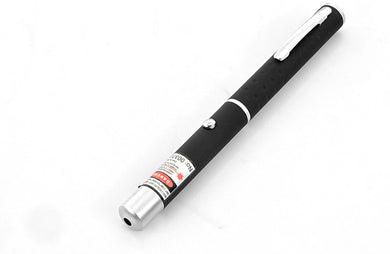 Portable 5mW Green Beam Laser Pointer - 5000 Hour Lifespan, Continuous Wave Mode, Constant Output, 2x AAA Batteries