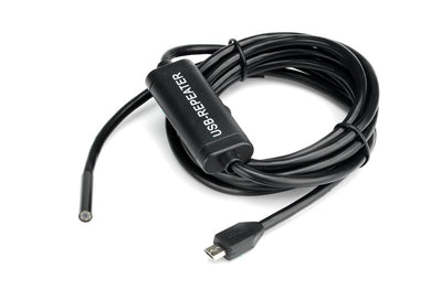 Smartphone OTG Endoscope Camera - USB, Ultra Thin 5.5mm, 6 Adjustable LED Lights, VGA 640x480 Resolutions