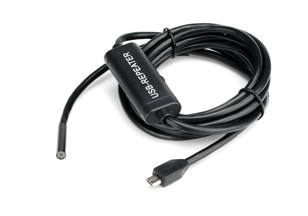 Smartphone OTG Endoscope Camera - USB, Ultra Thin 5.5mm, 6 Adjustable LED Lights, VGA 640x480 Resolutions